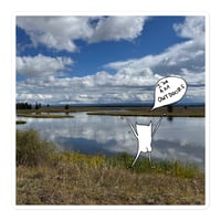 Image 1 of Bubble-free stickers I'm Am Outdoors!