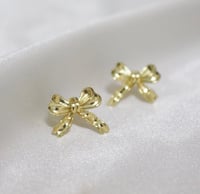 Image 1 of Emma Bow Earrings 