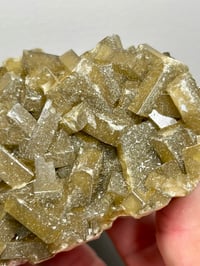 Image 13 of Yellow Barite On Purple Fluorite Specimen | Jiangxi China #2731