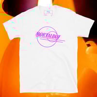 Image 1 of Unisex Basic Softstyle T-Shirt Mortal Boy Official Logo (Front/Back) Design