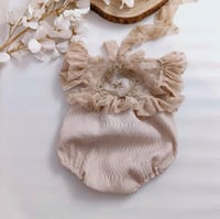 Image 1 of Girls bodysuit | Elene | size 12-15 months | pastel beige