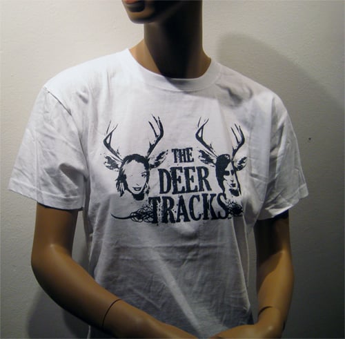 Image of The Deer Tracks (White T-shirt)