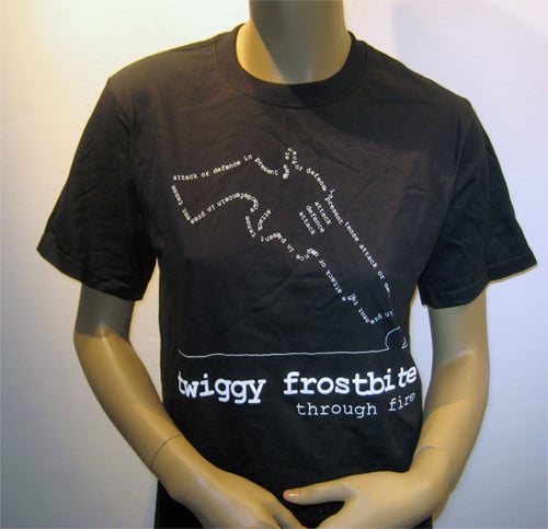 Image of Twiggy Frostbite (Black T-shirt)