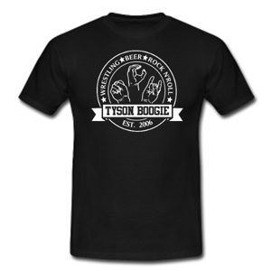 Image of T shirt "Wrestling, Beer & Rock n'roll" + 3 EP