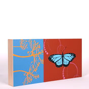 Image of Red with Butterfly 18 x 9