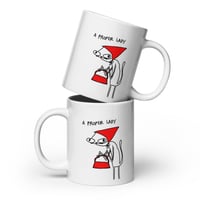 Image 2 of proper White glossy mug