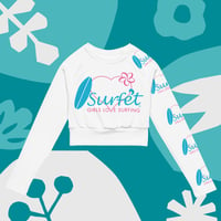 Surfet Recycled long-sleeve crop top