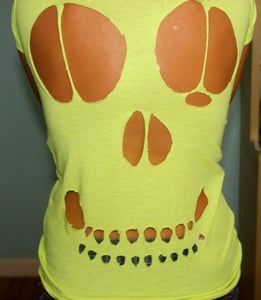 Image of Skull Cut Out Tee