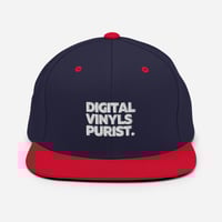 Image 4 of Digital Vinyls Purist Snapback Hat (Dodger Blue)