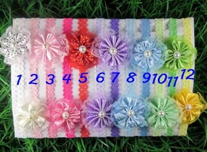 Image of $2 Lace Flower Headbands