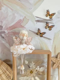 Image 1 of Autumn & her 3 monarch butterflies 
