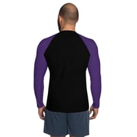 Image 4 of Enigma Purple Men's Rash Guard