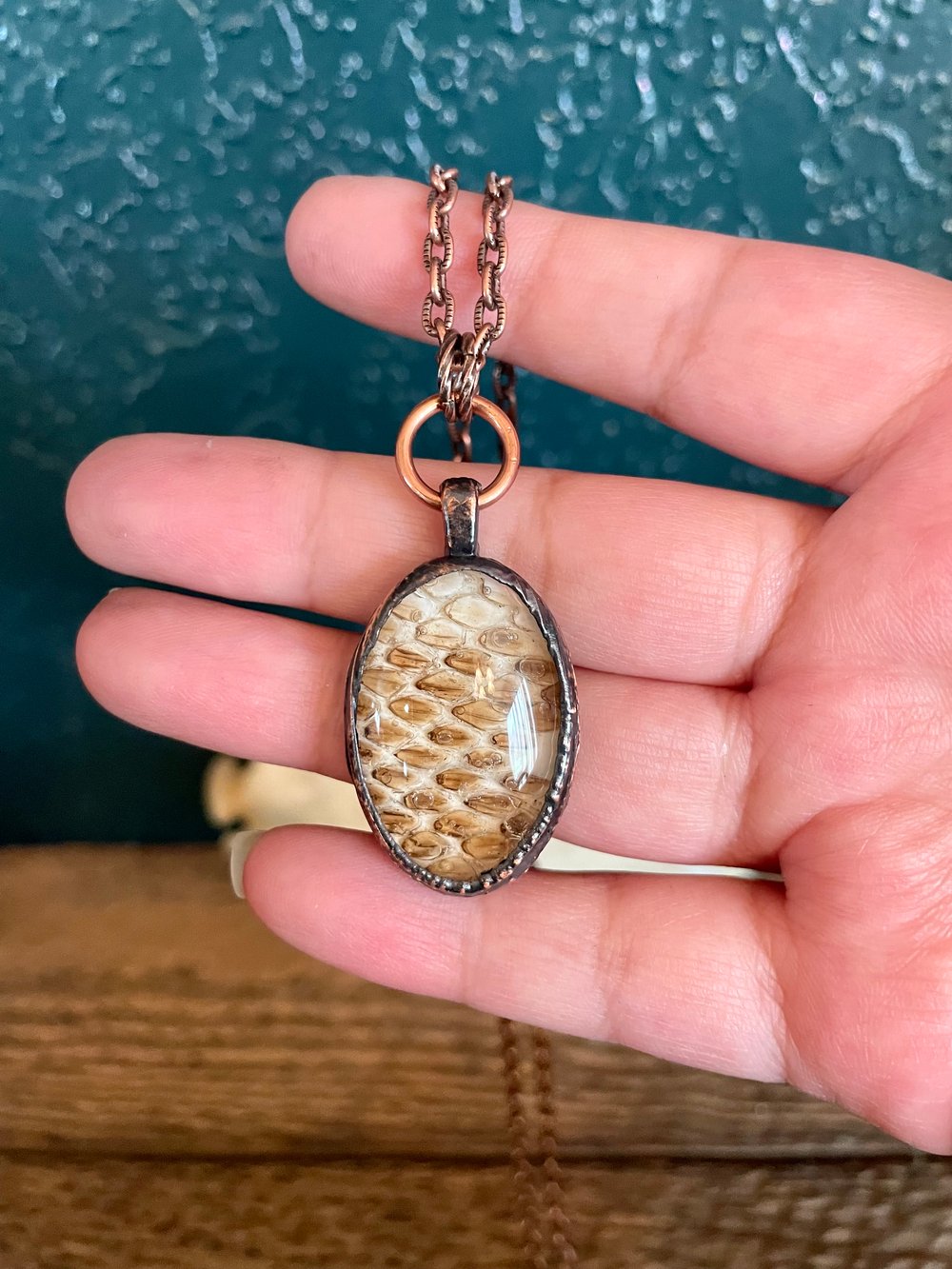 Snakeskin Pendant