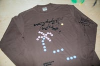 Image 2 of EVERYBODY’S WELCOME LS BROWN SCREEN PRINTED TEE