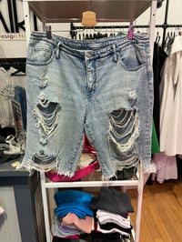 Image 1 of Target distressed shorts 