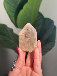 Image 1 of NATURAL RUTILE SMOKEY QUARTZ POINT -BRAZIL- L