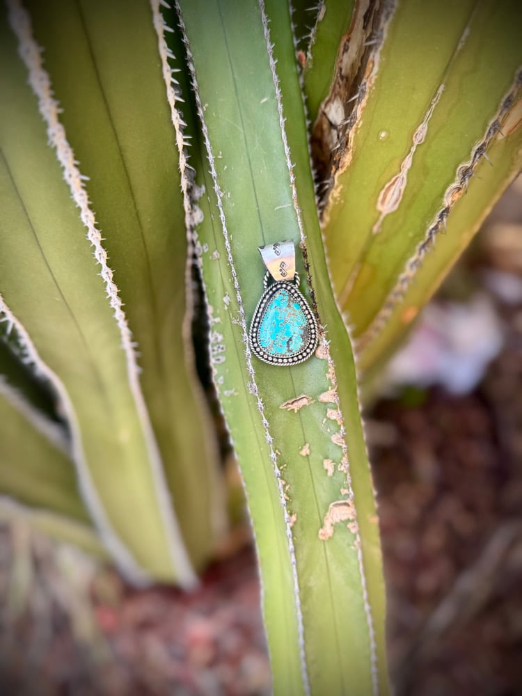 Image of Mine #8 Turquoise Pendant
