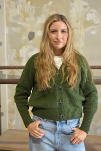 Image 8 of Shamrock Cardigan - Made in Ireland 