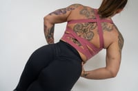 Image 6 of UPerform Elevate Cross Back Bra- Pink 