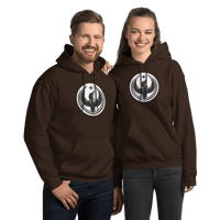 Image 8 of Unisex Gildan Hoodie - Rebel Loon White