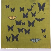 Image of Olive with Butterflies 21 x 21