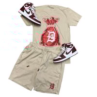 Image 2 of Mens D4 Logo SHORTS ONLY Red