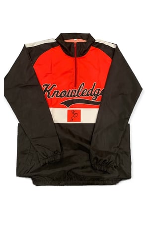 Image of The Knowledge University Quarter Zip Track Jacket Black