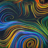 Image 1 of Abstract - Rainbow Swirls