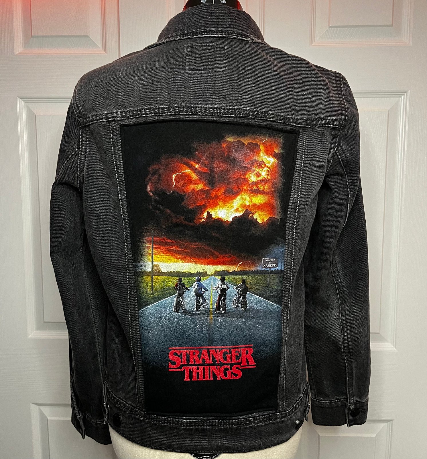 Stranger things jean on sale jacket