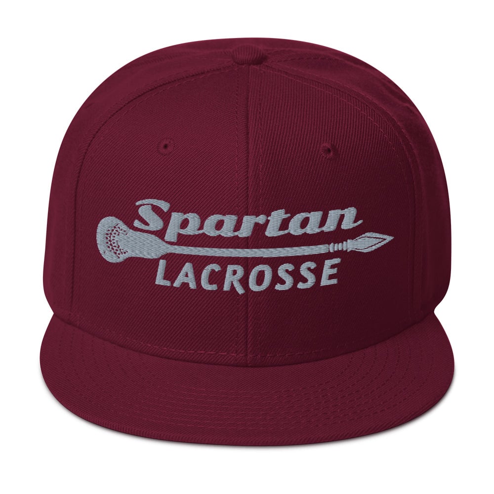Spartan lax snapback hat