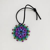 Image 2 of Tie Dye Mandala Ornament (Regular)