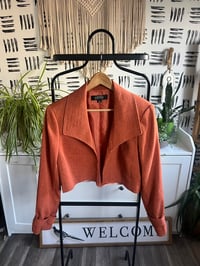 Image 1 of custom vintage Kasper crop jacket 