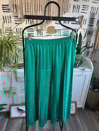 Image 1 of Vintage silk pleated skirt