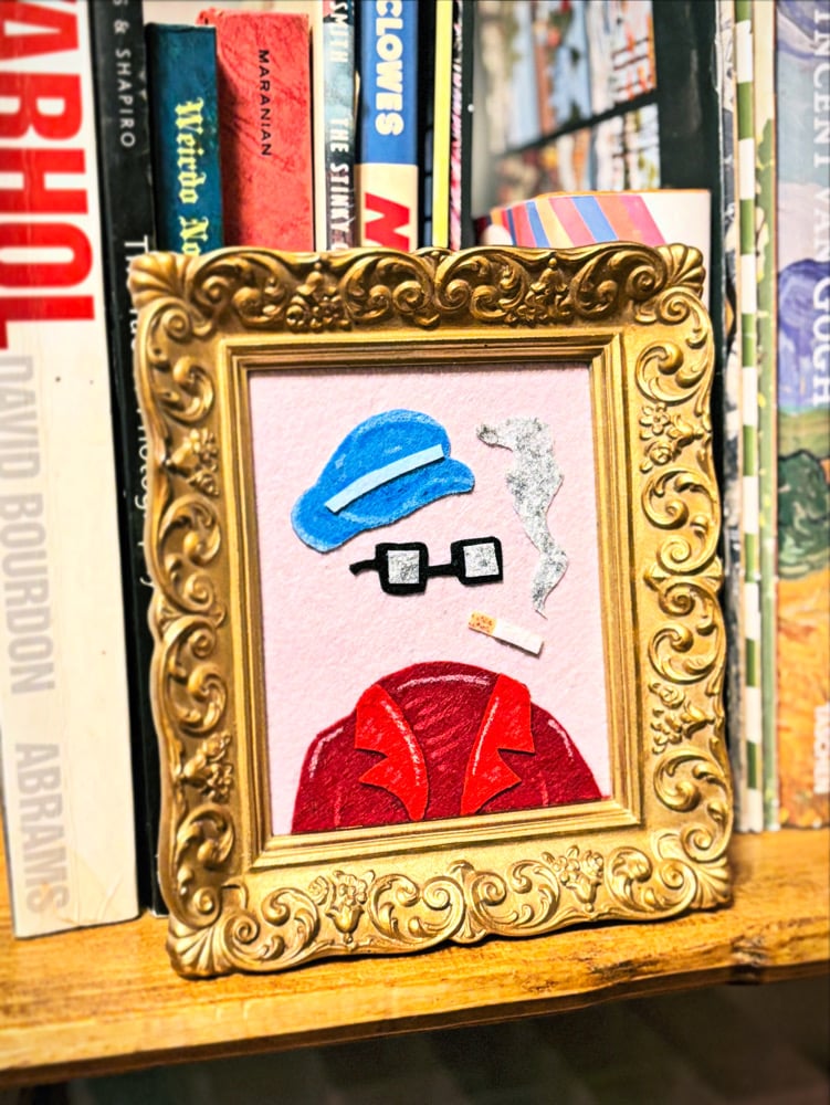 Image of “Invisible Man” Felt Art Piece