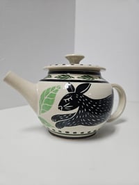 Image 3 of Teapot 1 - Rabbit & Snail *SECONDS PIECE*