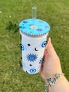 Evil Eye Glass Cup