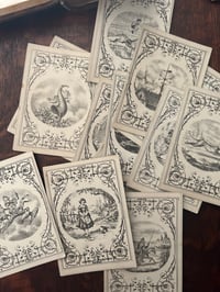 Image 4 of Jeu de cartes de l’Oracle Symbolique, jeu divinatoire, Wattillaux du XIXème siècle, très rare! 