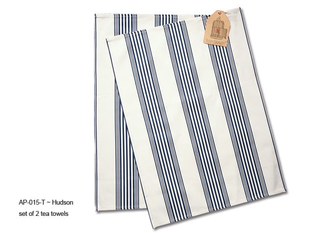 Image of Hudson Tea Towels by Birdkage- set of 2