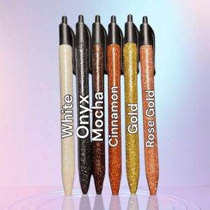 Image of Glitter Pens with clip