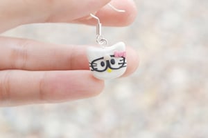 Image of Hello Kitty Nerd Earrings