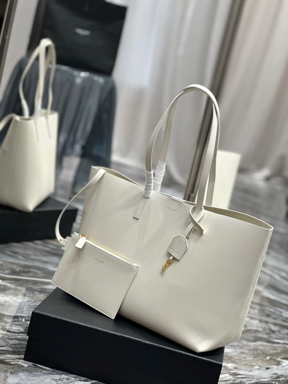 YSL Plain Tote