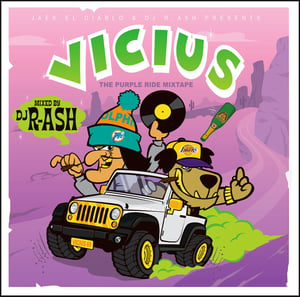 Image of VICIUS MIXTAPE II "The Purple Ride" mixed by R-ASH