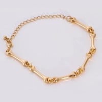 Image of Gold Bone Link Bracelet