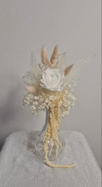 Image 2 of Modern White Rose Budvase