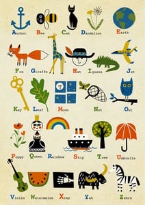 Image of Alphabet Poster