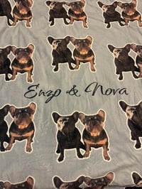 Image 1 of Pet Face & Name Blanket
