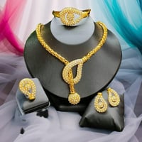 Image 3 of Radiant Sparkle Rhinestone Jewelry Set