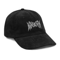 Image 9 of BAAO Metal Logo Corduroy Cap