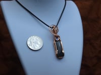 Image 1 of Deep blue flash Labradorite with blue crystal 