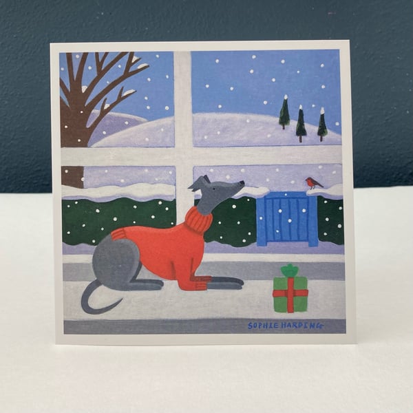 Image of Whippet Christmas cards